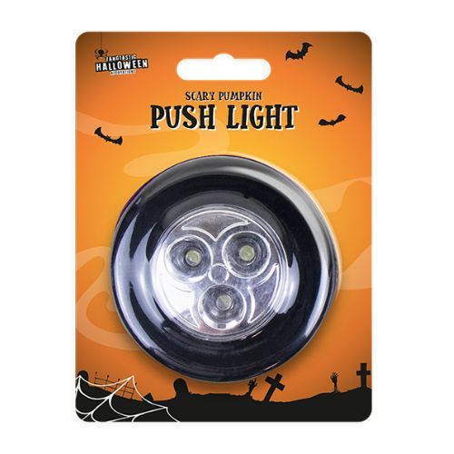 Halloween Pumpkin Push Light Halloween Decorations Gem Imports   