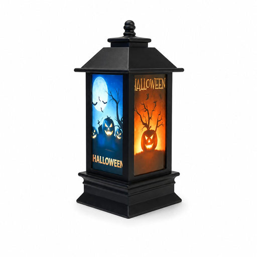 Halloween LED Lantern 13cm Assorted Designs Halloween Decorations FabFinds Halloween Scene