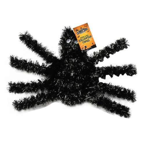 Halloween Creepy Tinsel Decoration Assorted Styles Halloween Decorations Gem Imports Spider  