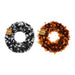 Halloween Tinsel Skull Wreath Assorted Colours Halloween Decorations Gem Imports   