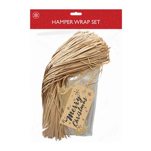 Hamper Wrapper String Christmas Hamper Wrap Set Assorted Colours - FabFinds