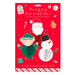 Hanging Xmas Honeycomb Decorations 3 Pack 36cm x 20cm Christmas Decorations FabFinds