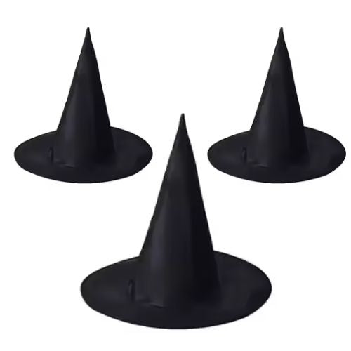 Hanging Witch Hat Decorations 3 Pack 20cm Halloween Decorations FabFinds