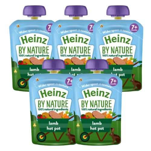 Heinz By Nature Lamb Hot Pot Baby Food Pouch 7+Months 5 x 130g 5 Pk baby Heinz   