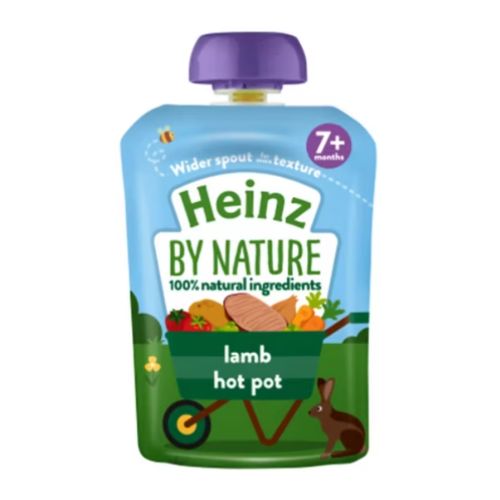Heinz By Nature Lamp Hot Pot Baby Food Pouch 7+Months 130g baby Heinz   