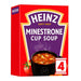 Heinz Minestrone Cup Packet Soup 4x18g Soups & Broths Heinz   