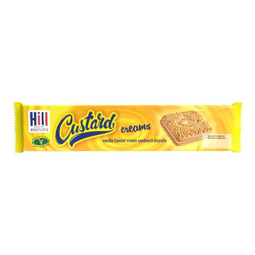 Hill Custard Creams Biscuits 150g Biscuits & Cereal Bars Hill   