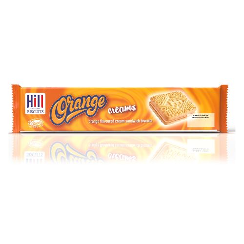 Hill Orange Creams Biscuits 150g Biscuits & Cereal Bars Hill   