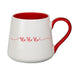 Christmas Ho Ho Ho Mug Assorted Colours Mugs FabFinds Red  