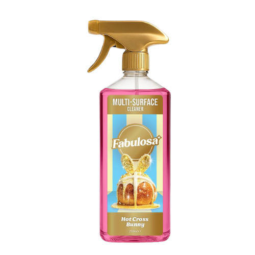Fabulosa Hot Cross Bunny Multi Surface Cleaner 750ml Trigger Spray Assorted Packs Multi purpose Cleaners Fabulosa Pack of 1