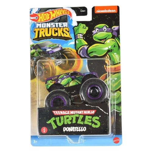 Hot Wheels Monster Trucks Teenage Mutant Ninja Turtles Assorted Styles Toys Nickelodeon Donatello