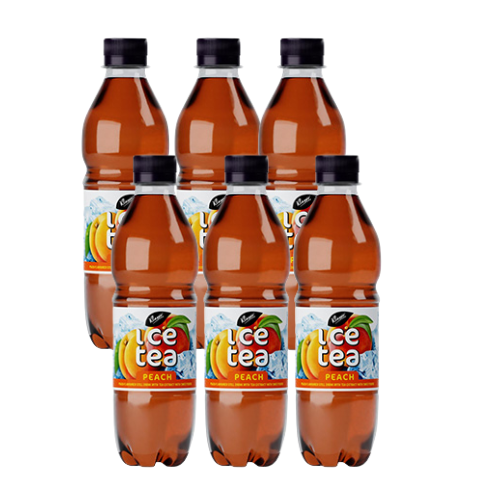 Ice Tea Drink Peach 6 x 500ml (6 Pack) Drinks Ramex