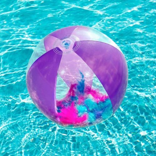 Bestway Inflatable Beach Ball With Feathers FabFinds