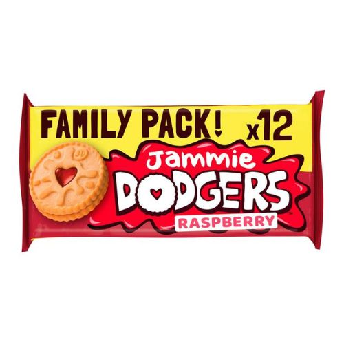 Family Pack Jammie Dodgers Raspberry 2 x 105g Biscuits & Cereal Bars jammie dodgers   