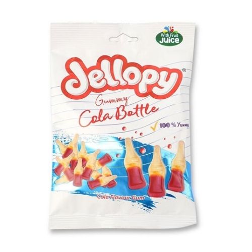 Jellopy Cola Bottle Sweets 150g Sweets, Mints & Chewing Gum jellopy   