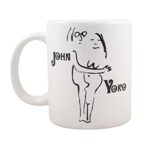 John Yoko Black & White Boxed Mug Mugs Rock Off   