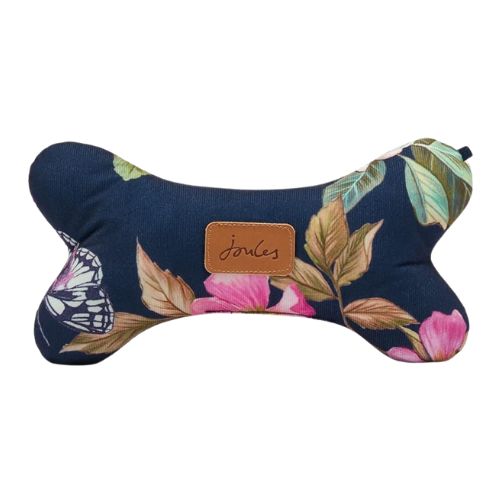 Joules Navy Floral Bone Dog Toy Dog Toys Joules   