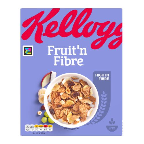 Kellogg's Fruit' n Fibre Cereal 500g Cereals kelloggs   