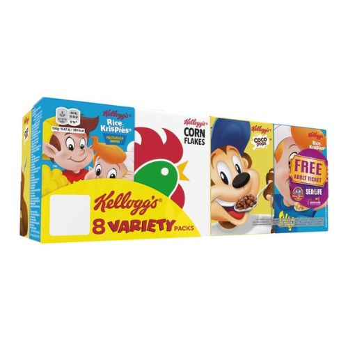 Kellogg's Variety Cereal 8 Pack Cereals kelloggs   