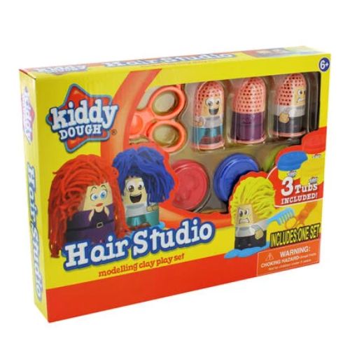 Kiddy Dough Hair Studio Modelling Play Set Toys & Games Creative Kids   