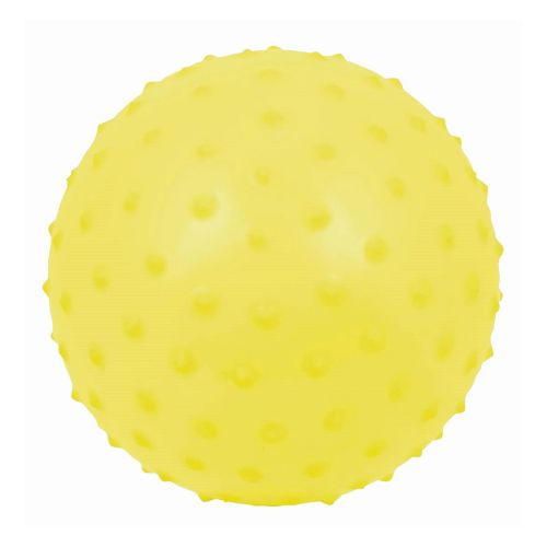 Knobbly Bouncy Play Ball 22cm Assorted Colours Toys john leisure ltd Yellow  