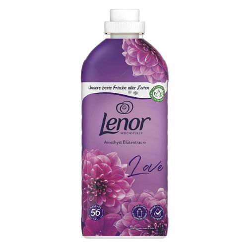 Lenor Fabric Softener Amethyst & Floral Bouquet 1.4L 56W Laundry - Fabric Conditioner Lenor   
