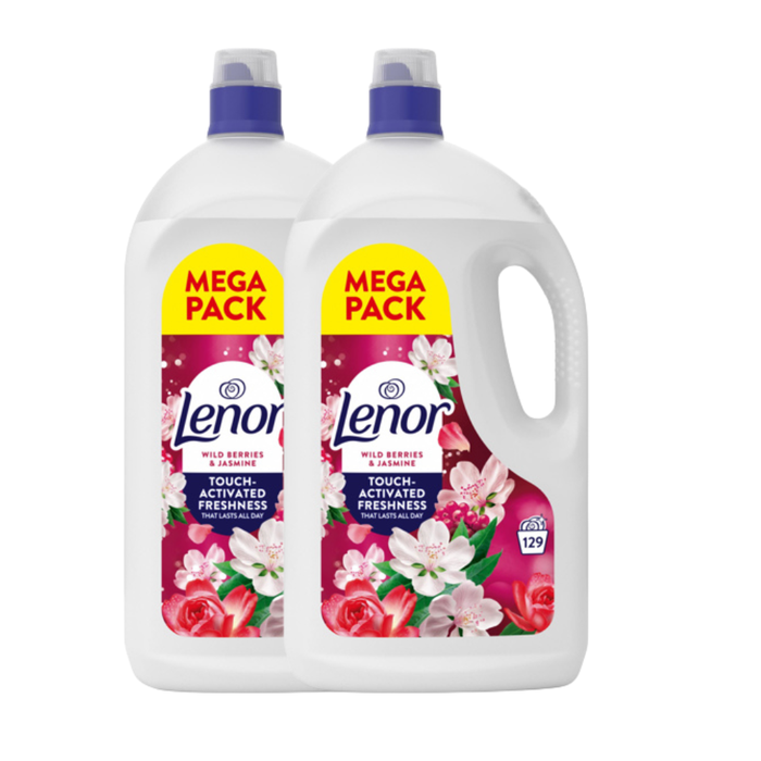 Lenor Fabric Conditioner Wild Berries & Jasmine 29/129w Assorted Packs