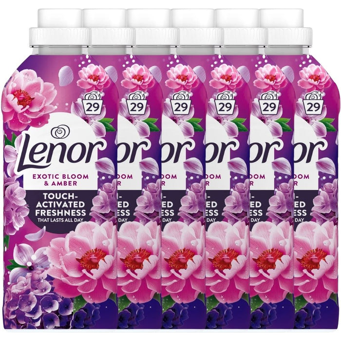 Lenor Exotic Bloom and Amber Fabric Conditioner 29 Washes 899ml Assorted Packs