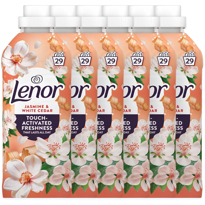 Lenor Jasmine & White Cedar Fabric Conditioner 29 Washes 899ml Assorted Packs