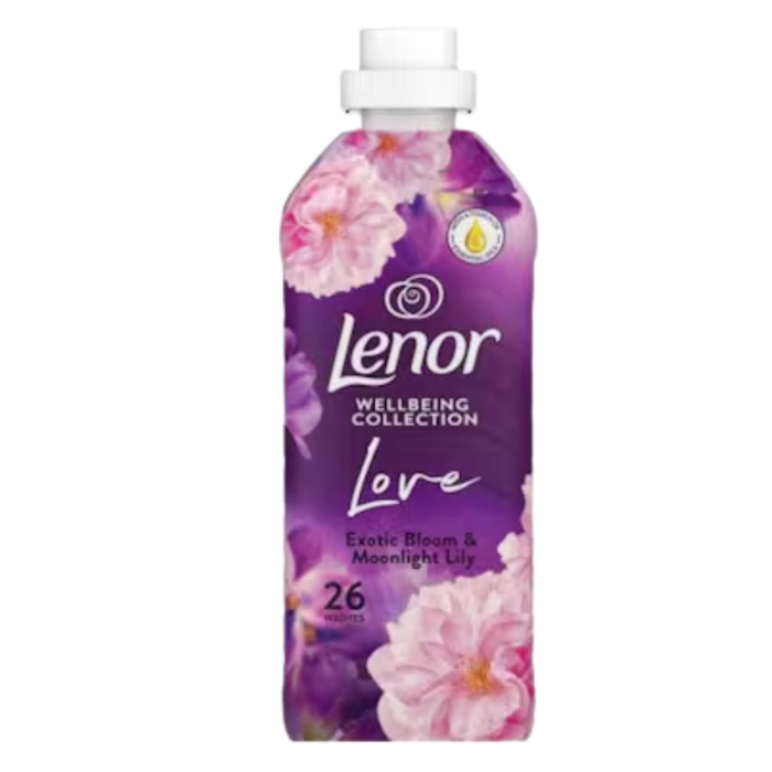 Lenor Fabric Conditioner Exotic Bloom Moonlight Lily 26 Washes Assorted Packs Laundry - Fabric Conditioner FabFinds Pack of 1