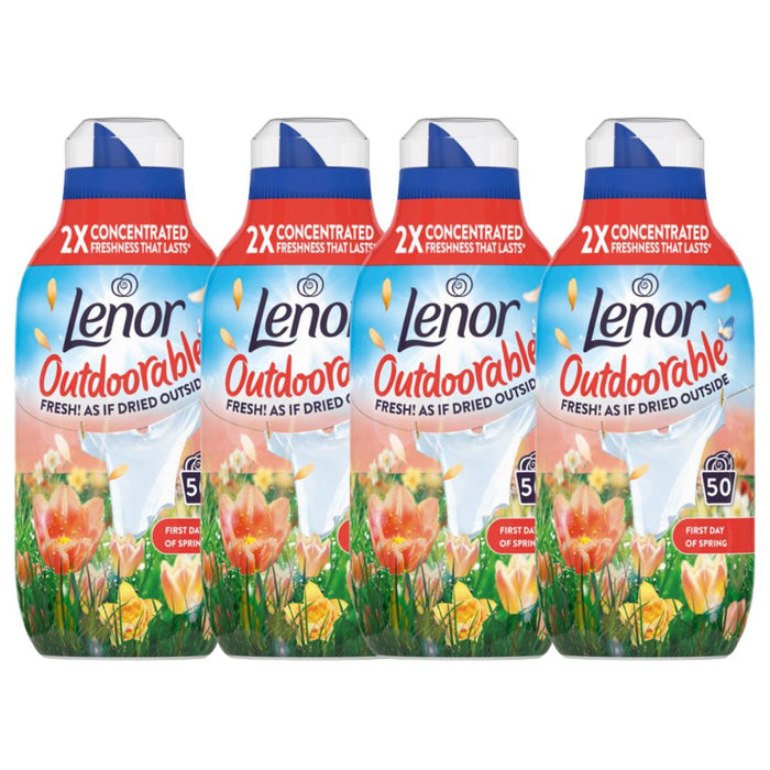 Lenor Outdoorable First Day of Spring Assorted Pack Laundry - Fabric Conditioner Lenor 50 Wash 4