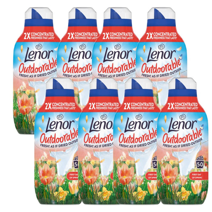 Lenor Outdoorable First Day of Spring Assorted Pack Laundry - Fabric Conditioner Lenor 50 Wash 8
