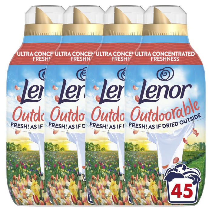 Lenor Outdoorable First Day of Spring Assorted Pack Laundry - Fabric Conditioner Lenor 45 Wash 4