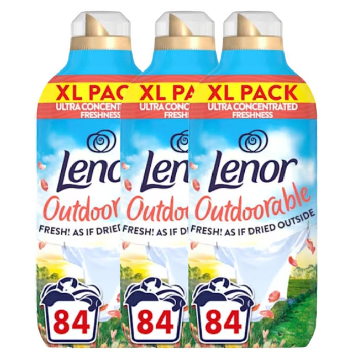 Lenor Outdoorable First Day of Spring Assorted Pack Laundry - Fabric Conditioner Lenor 84 Wash 3