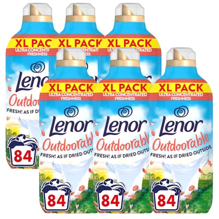 Lenor Outdoorable First Day of Spring Assorted Pack Laundry - Fabric Conditioner Lenor 84 Wash 6