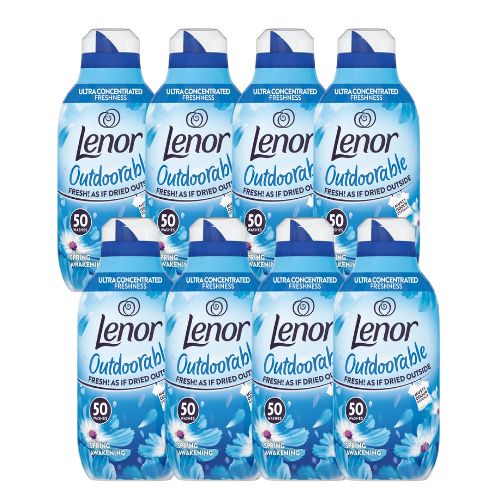 Lenor Outdoorable Spring Awakening 50 Washes Assorted Packs Laundry - Scent Boosters & Sheets Lenor Pack of 8
