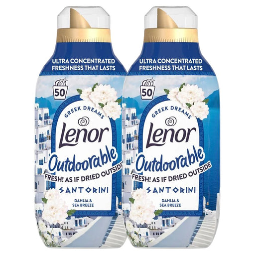 Lenor Outdoorable Santorini Dahlia and Sea Breeze 50w Laundry - Fabric Conditioner FabFinds 2