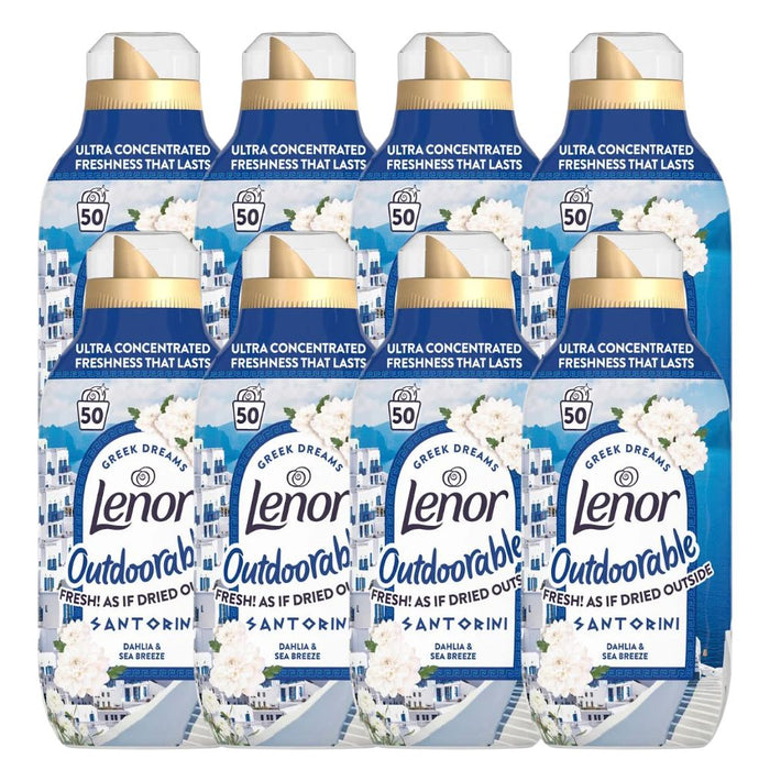 Lenor Outdoorable Santorini Dahlia and Sea Breeze 50w Laundry - Fabric Conditioner Lenor 8