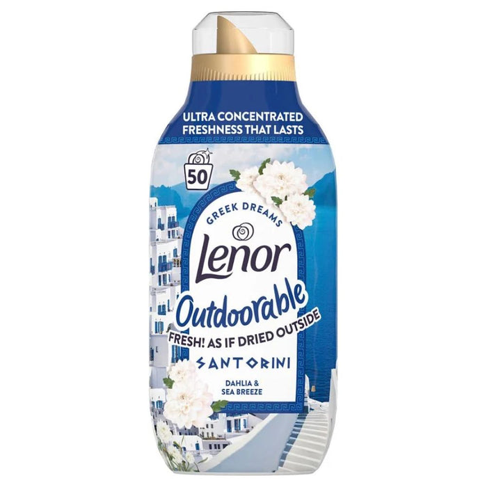Lenor Outdoorable Santorini Dahlia and Sea Breeze 50w Laundry - Fabric Conditioner Lenor 1