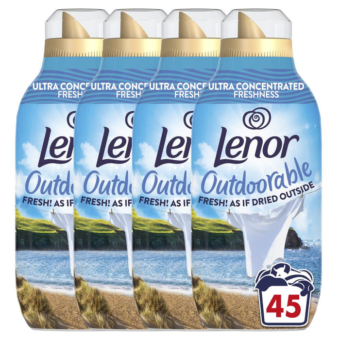 Lenor Outdoorable Fabric Conditioner Sea Breeze Stroll Assorted Laundry - Fabric Conditioner Lenor 45 Wash 4