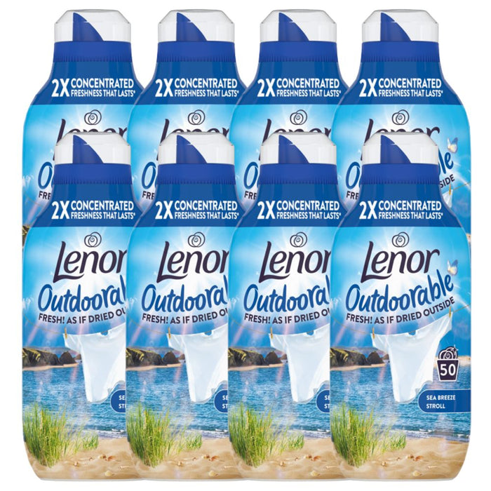 Lenor Outdoorable Fabric Conditioner Sea Breeze Stroll Assorted Laundry - Fabric Conditioner Lenor 50 Wash 4
