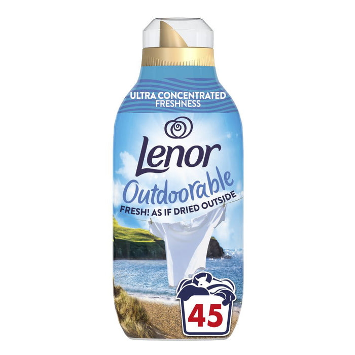 Lenor Outdoorable Fabric Conditioner Sea Breeze Stroll Assorted Laundry - Fabric Conditioner Lenor 45 Wash 1
