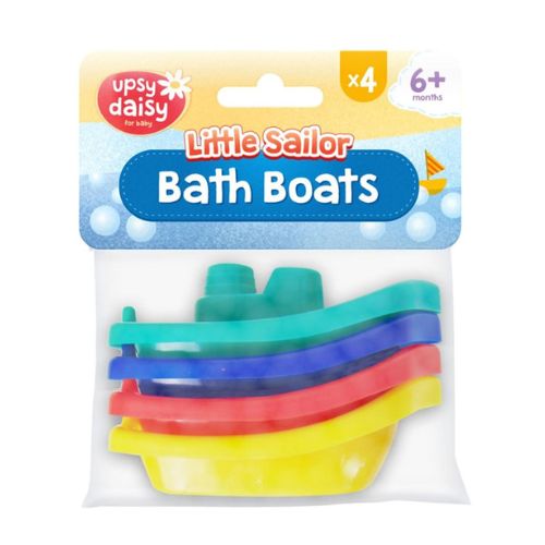 Upsy Daisy Little Sailor Bath Boats 4 Pack baby upsy daisy   