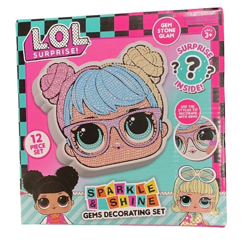 L.O.L Surprise Sparkle & Shine Gems Decorating Set 12 Pieces Toys LOL Surprise!