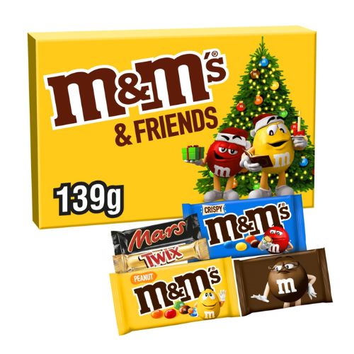 M&M's & Friends Festive Selection Box 139g Chocolates FabFinds   