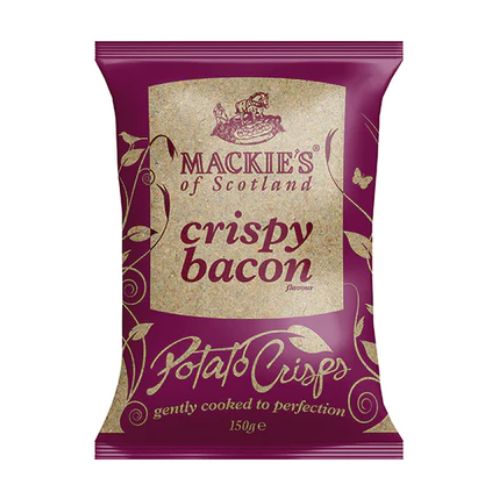 Mackie's Of Scotland Crispy Bacon Potato Crisps 150g Crisps, Snacks & Popcorn MACKIES   