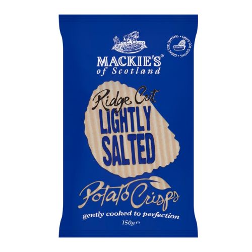 Mackie's Of Scotland Lightly Salted Ridge Cut Crisps 150g Crisps, Snacks & Popcorn MACKIES   