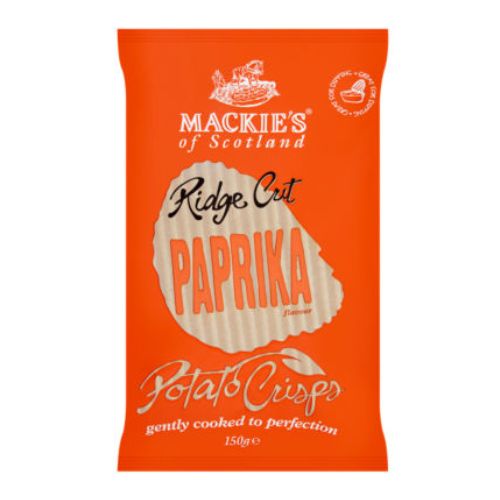 Mackie's Of Scotland Ridge Cut Paprika Potato Crisps 150g - FabFinds