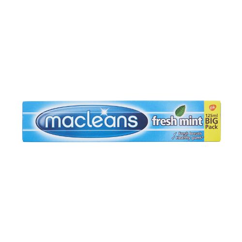 Macleans Fresh Mint Toothpaste 125ml Toothpaste & Mouthwash macleans   