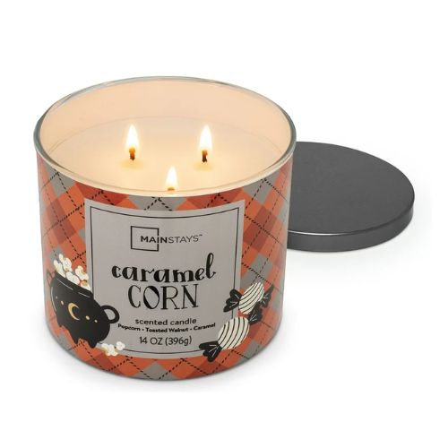 Mainstays Caramel Corn Candle 3 Wick 14oz Candles RTC Direct Limited   